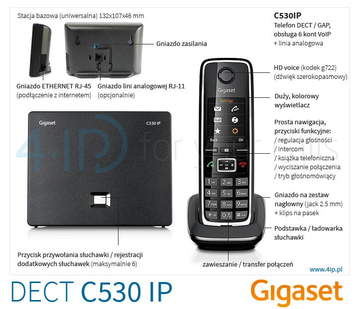 Как настроить телефон gigaset c530